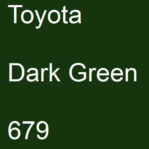 Toyota, Dark Green, 679.